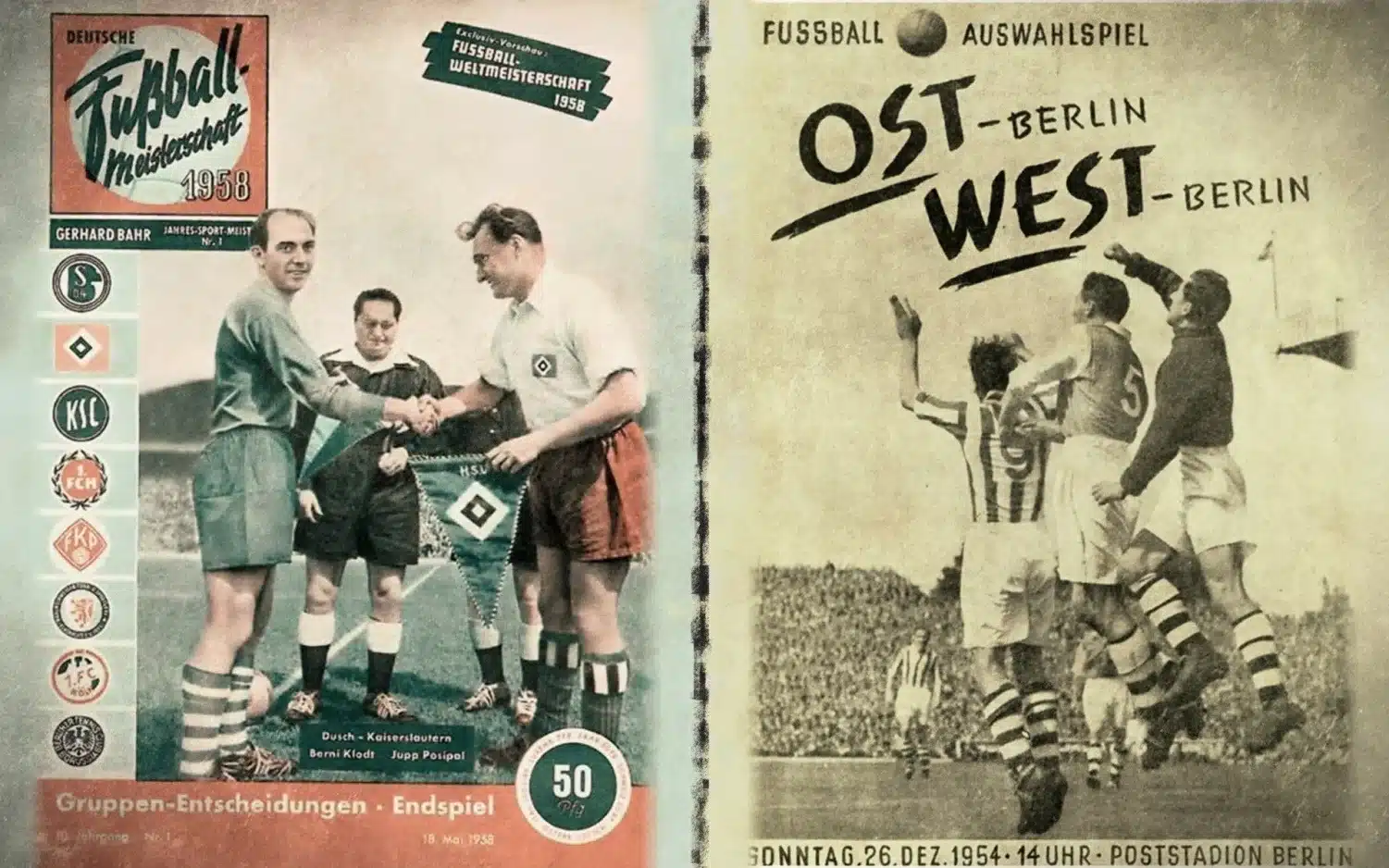 Fond d'écran clin d’œil au championnat d'Allemagne des années 50. Wallpaper réalisé pour la version vintage du jeu Fifa Manager (LFP Manager) . Conçu par un passionné et amateur